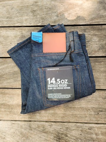 UB301 Straight 14.5oz Indigo