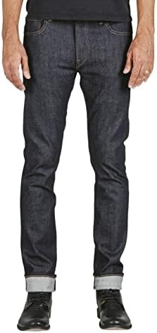 "The Scissors" Slim Taper 4-Way-Stretch Selvedge- Indigo Black