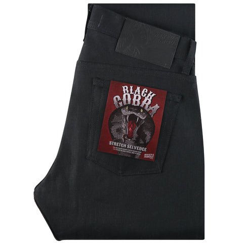 Super Guy Black Cobra Stretch Selvedge