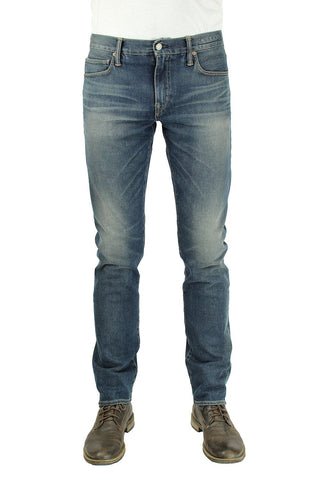 "The Pen" 10.5 oz Slim 4-Way Stretch Selvedge - Rain Wash